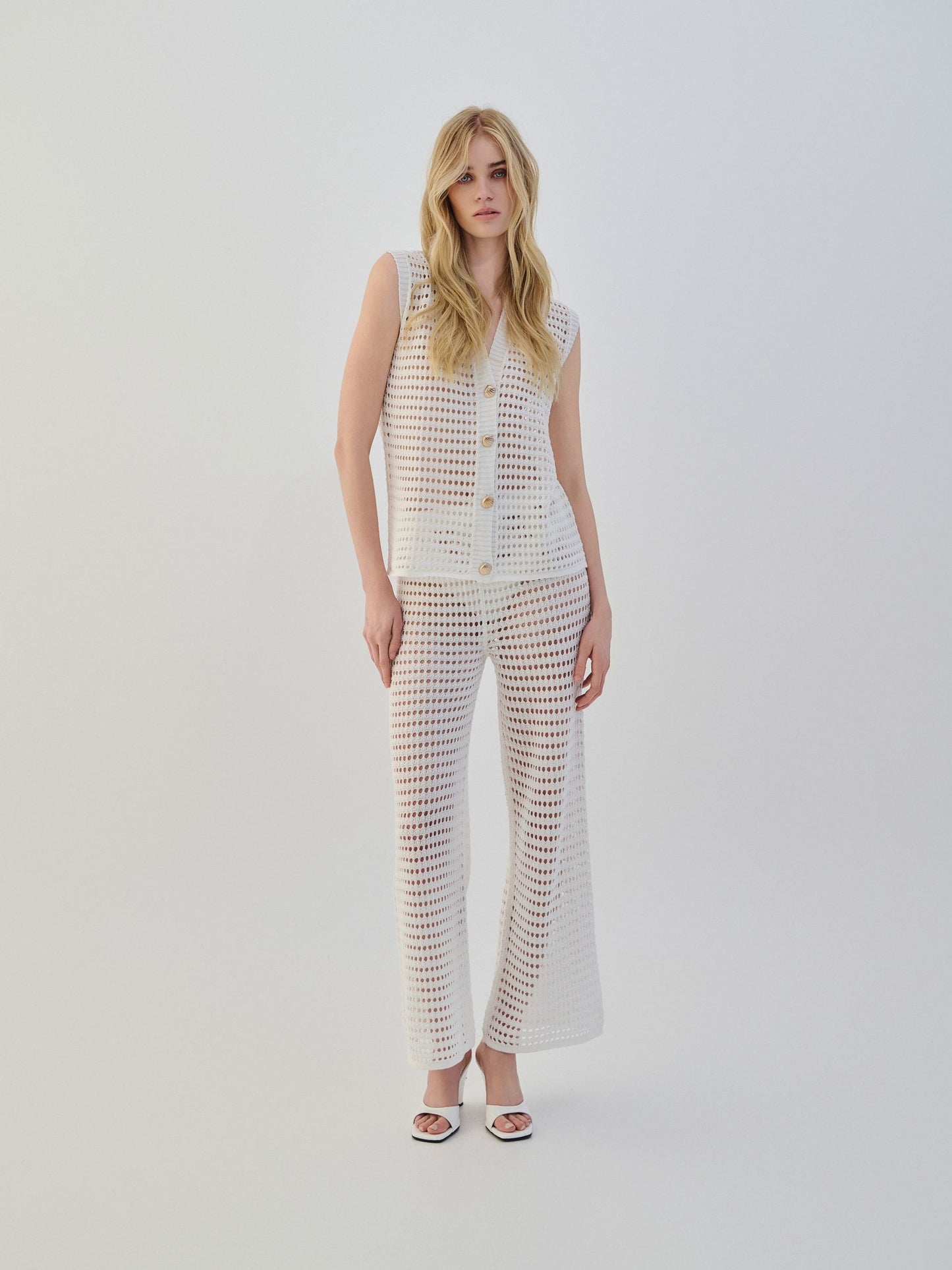 Pants Net - White