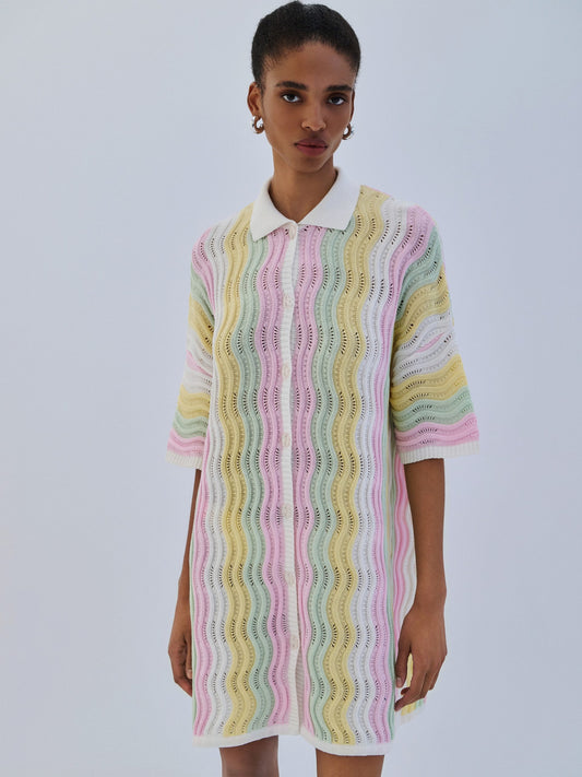 Dress Mini Polo Tricolor