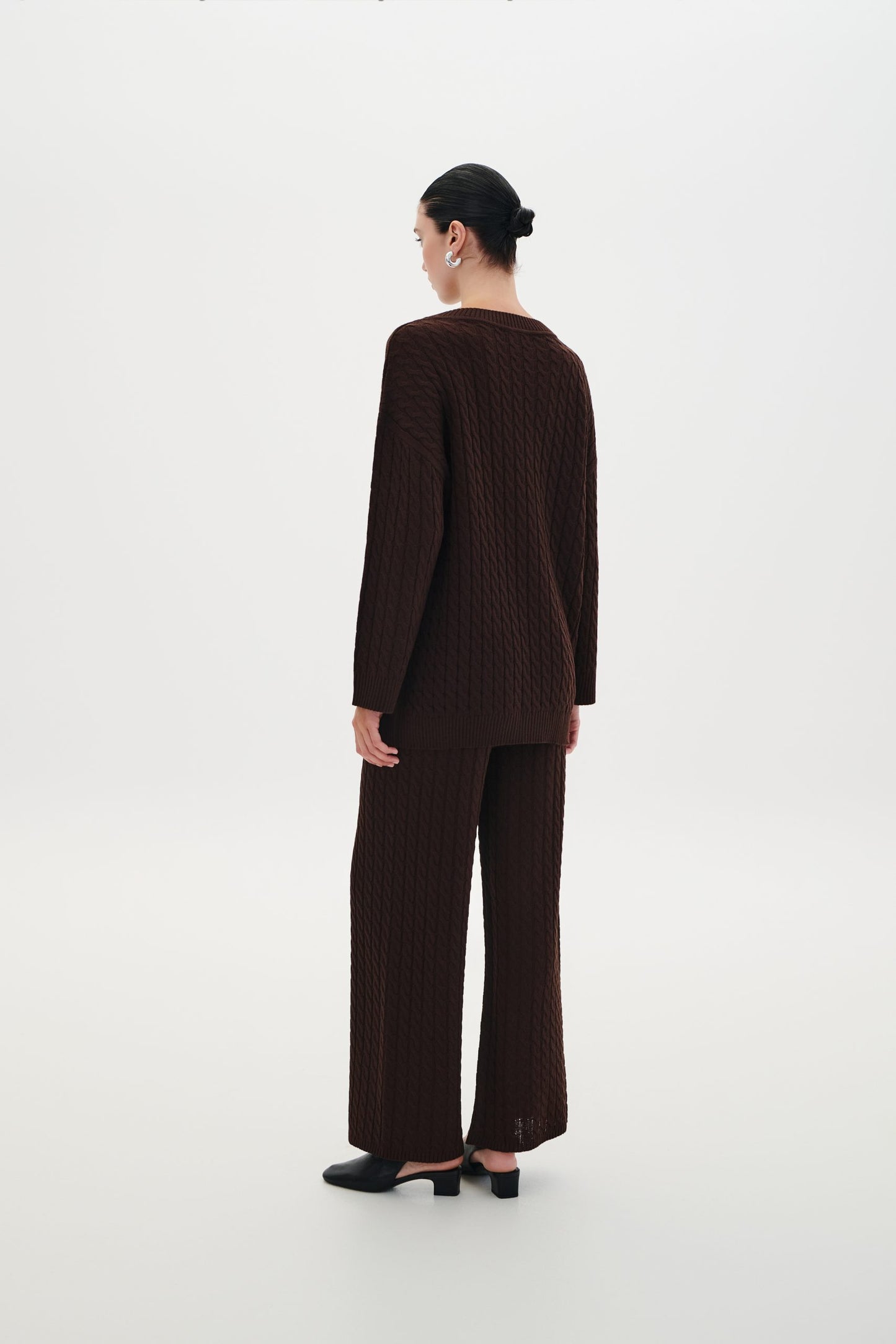 Pants Knitwear Brown