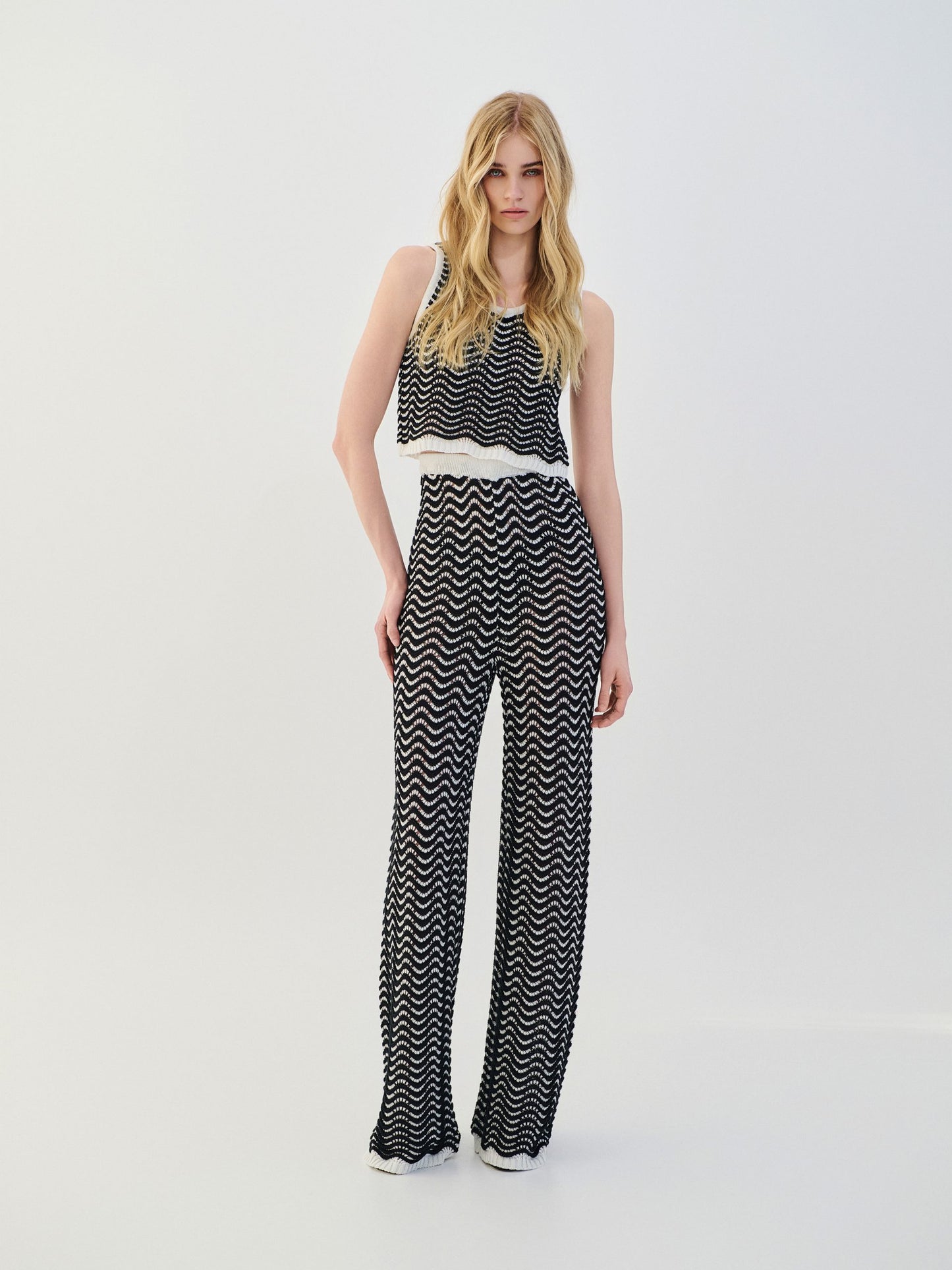 Pants Two-Tone B&W