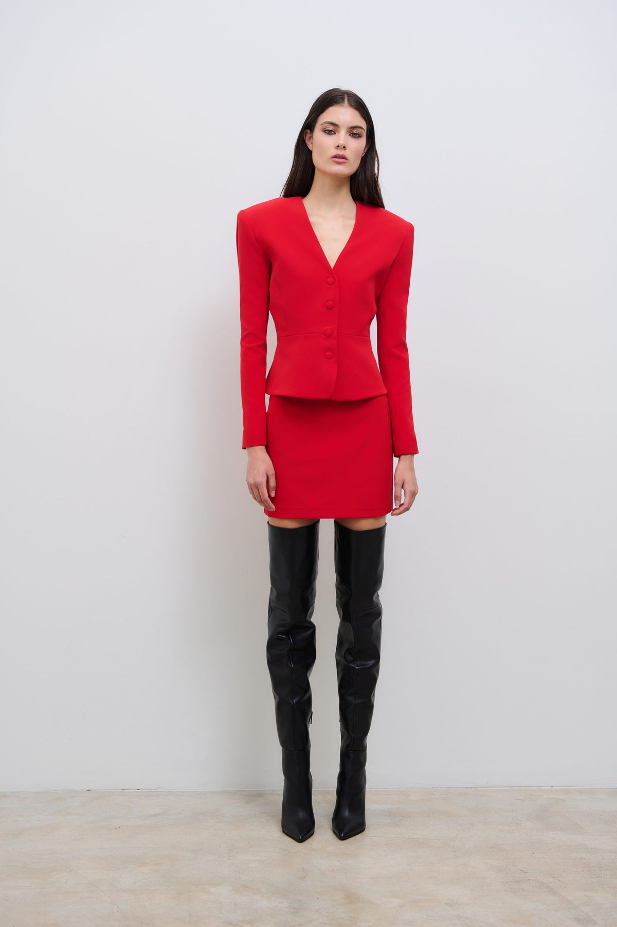 Aurora Blazer Red