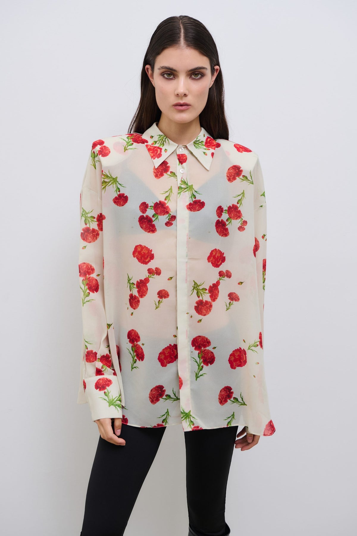 Carnation Dream Shirt Ecru