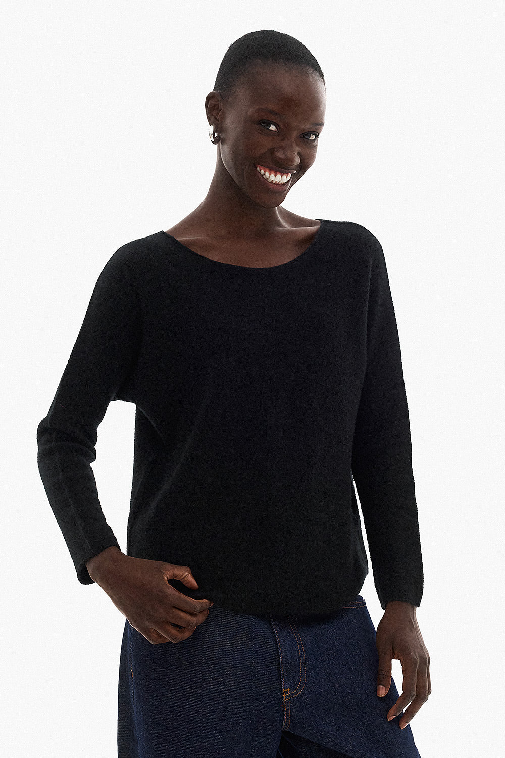 Soft Knitwear Crewneck - Brown