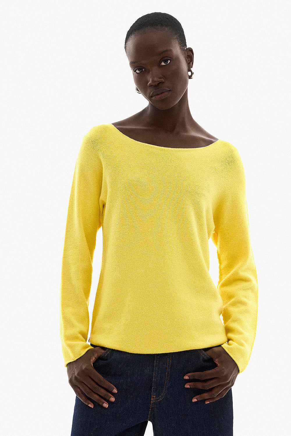 Soft Knitwear Crewneck - Yellow
