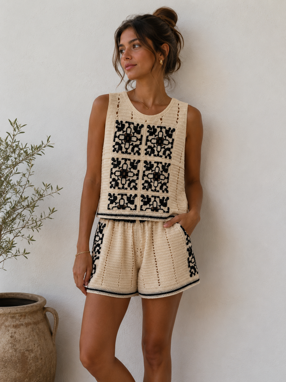 Crochet Set - Black