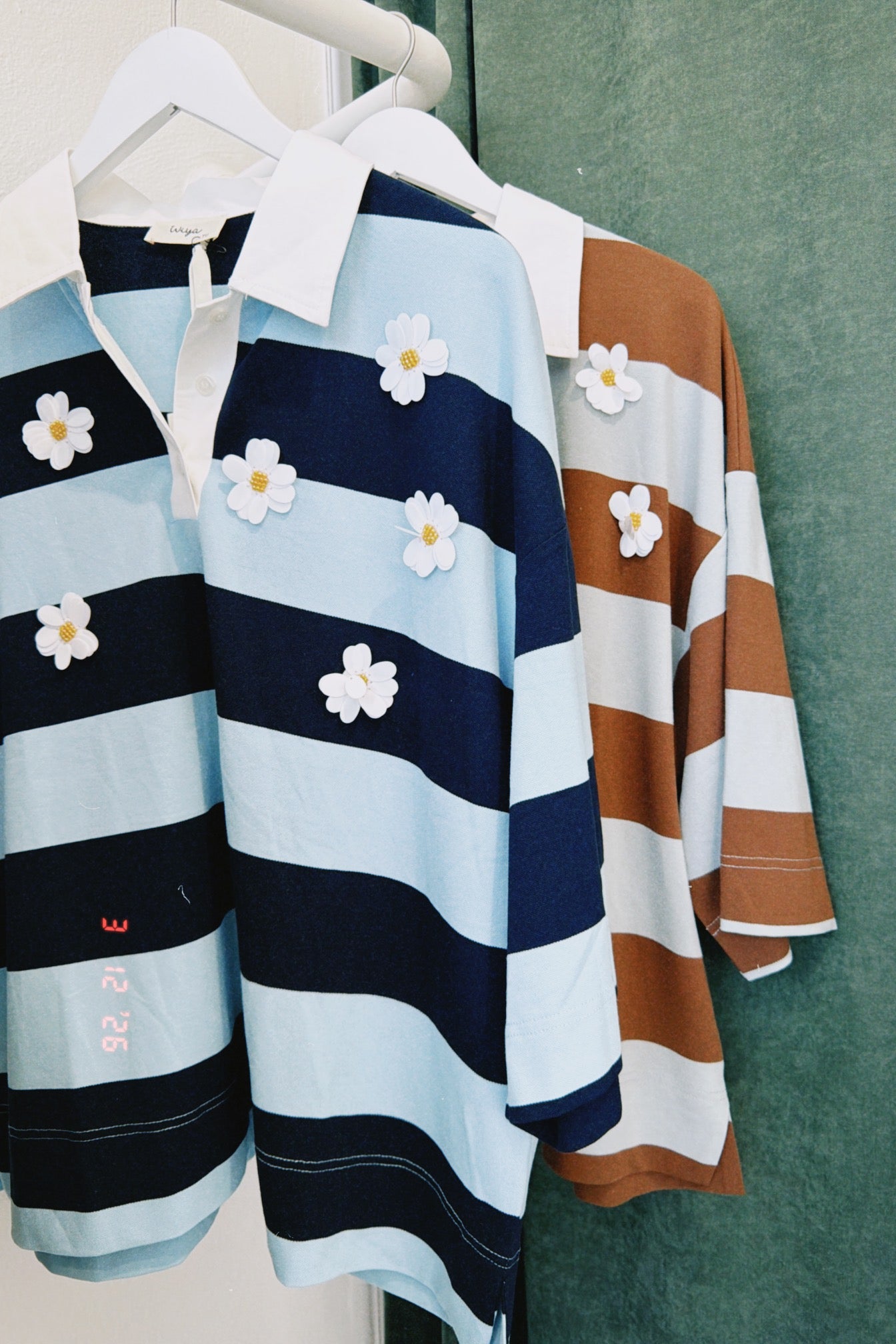 Daisy Polo T-shirt - Blue Navy