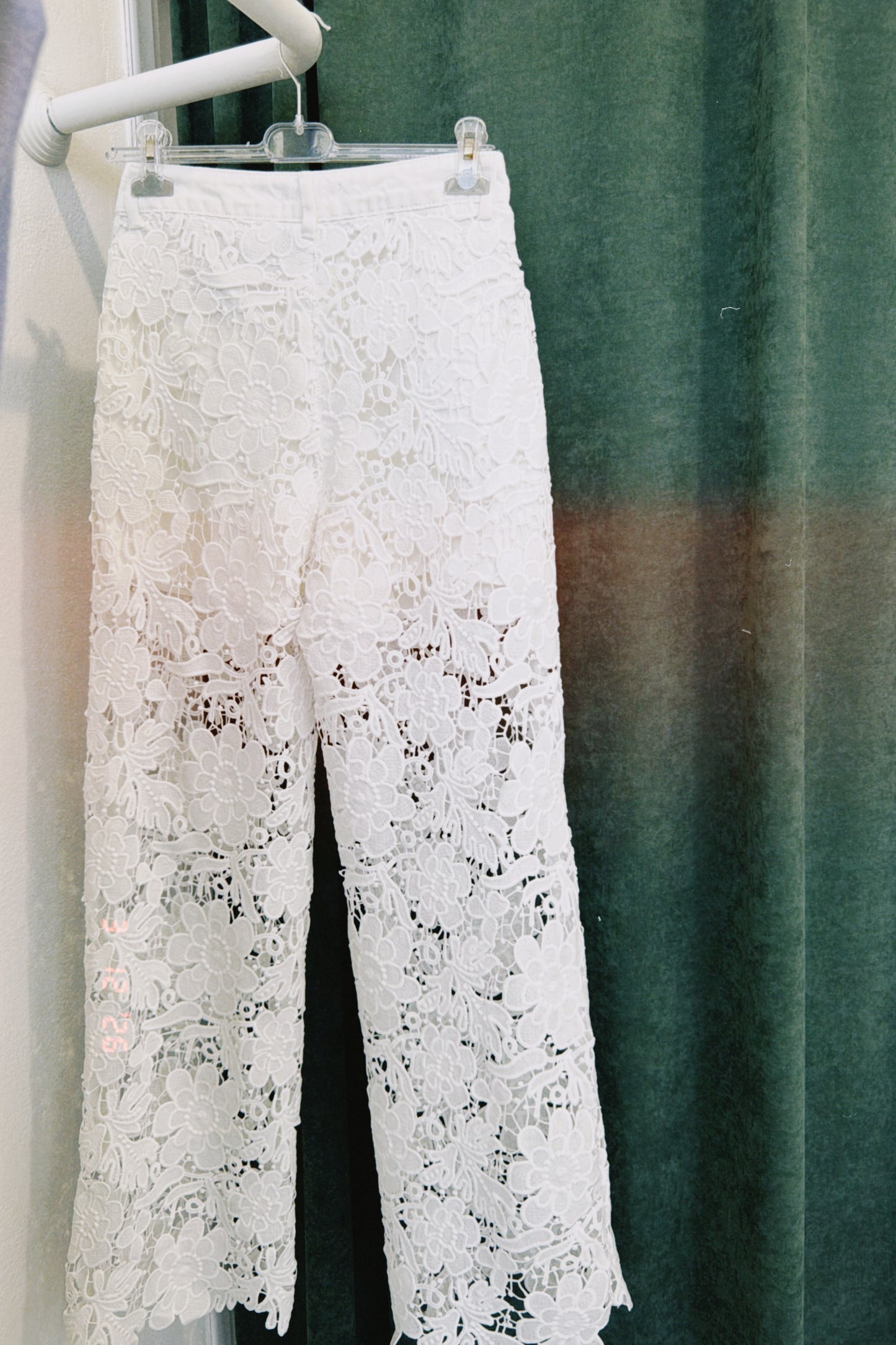 Lace Denim White