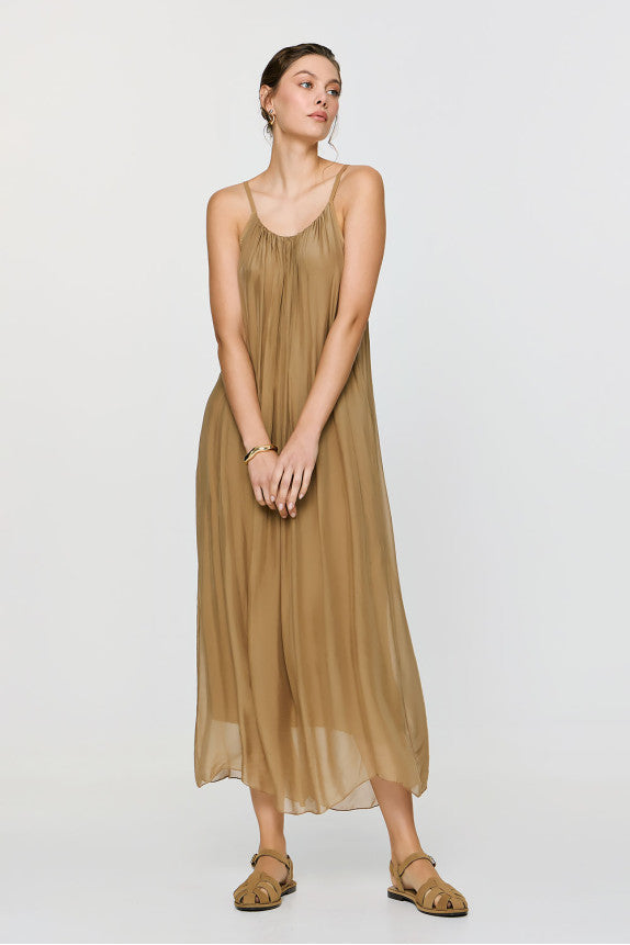 Dione Dress - Camel