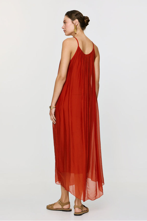 Dione Dress - Burnt Orange