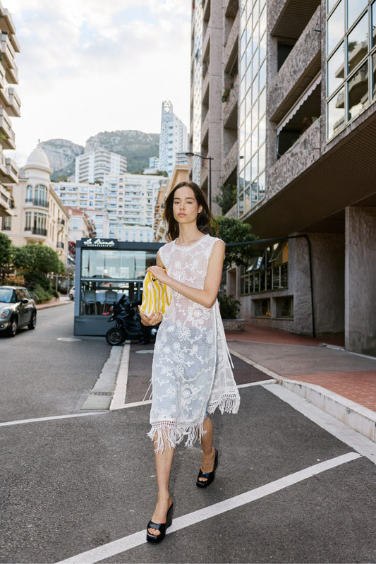 Crochet Top/Dress - White