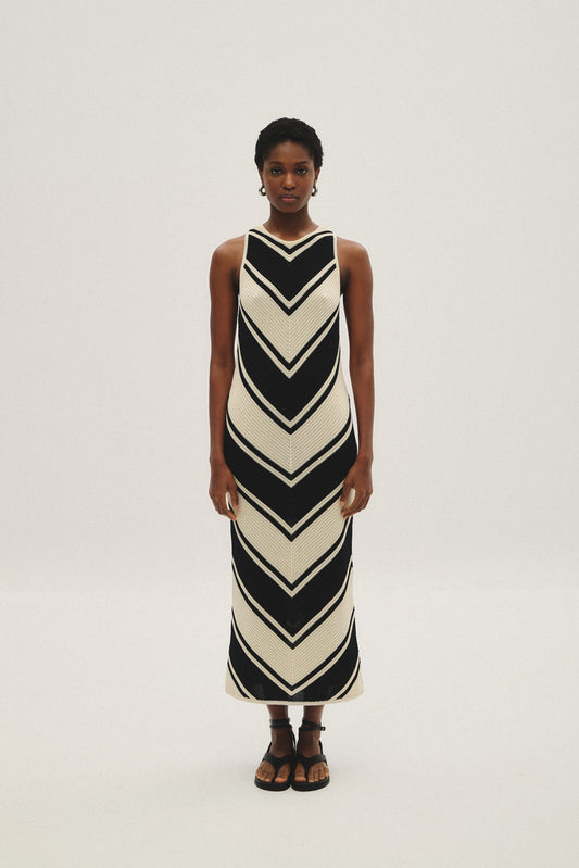 Dress Maxi Two-Tone