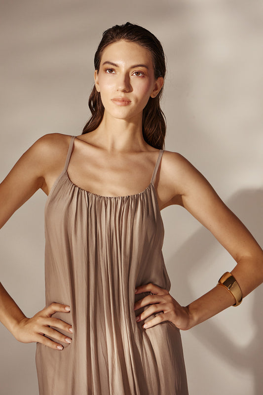 Dione Dress - Beige
