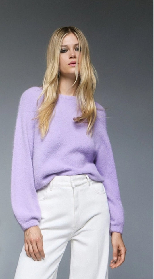 Chromaé Knitwear Tone Crewneck - Lilac