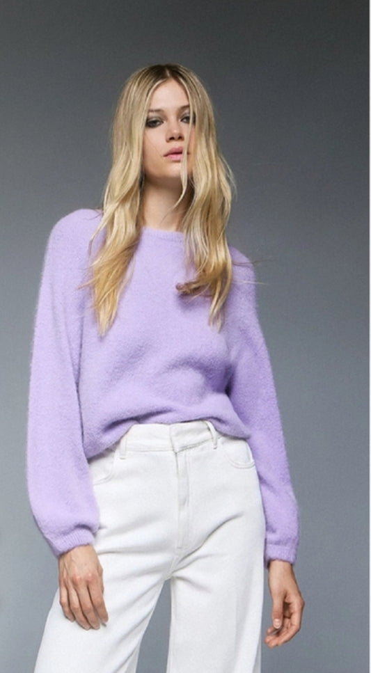 Chromaé Knitwear Tone Crewneck - Lilac