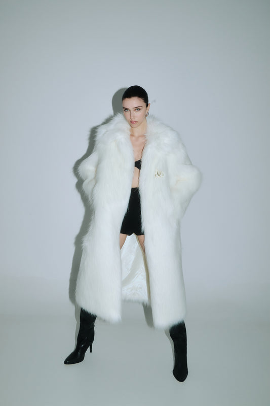 Combos Faux Long Fur White