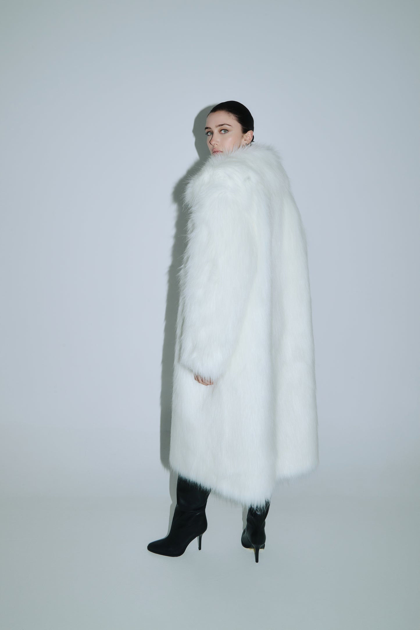 Combos Faux Long Fur White