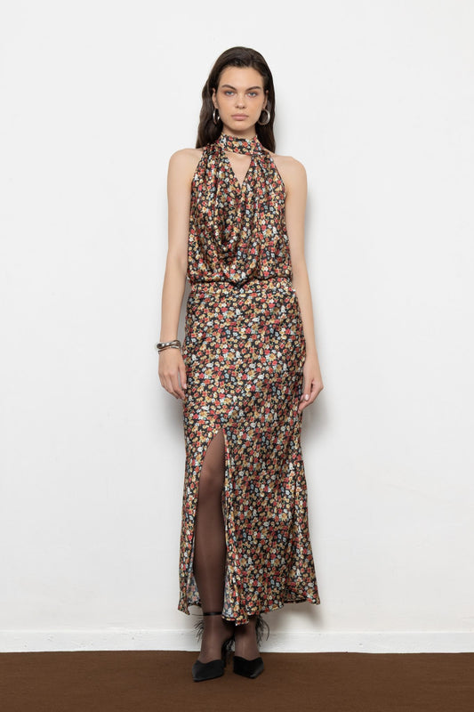 Moonlit Floral Skirt