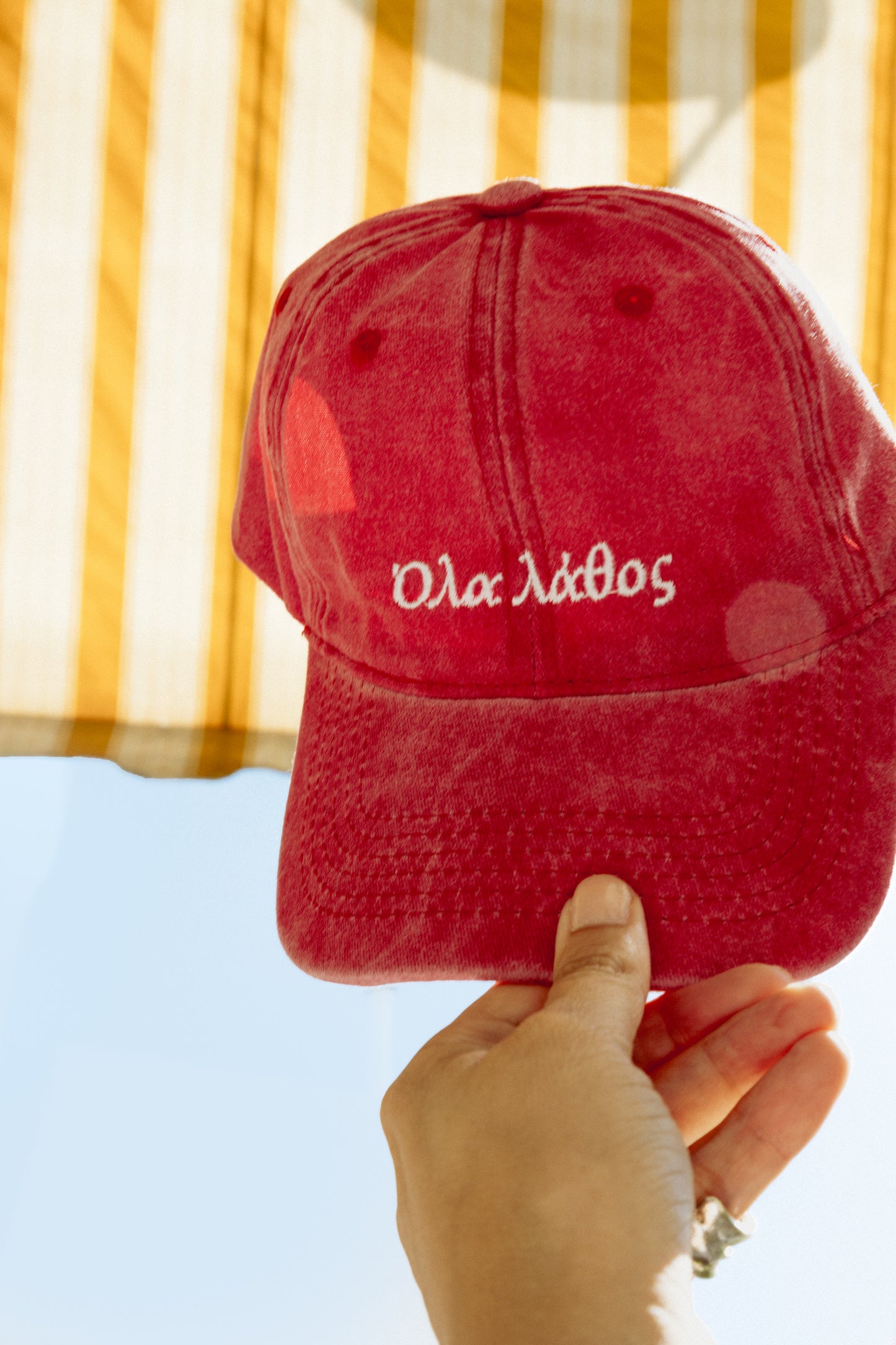 #Ola Lathos Unisex Hat - Red