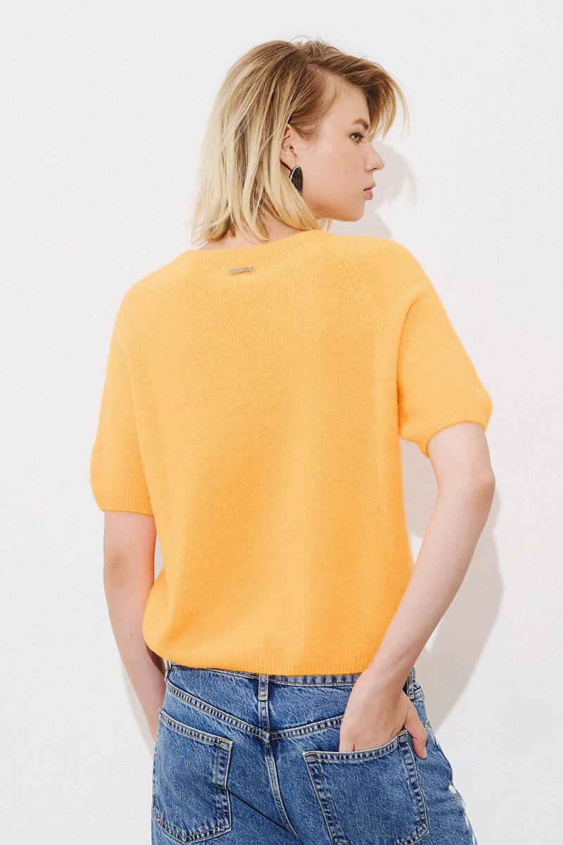 Alpaca Short Sleeve Efimeron - Orange