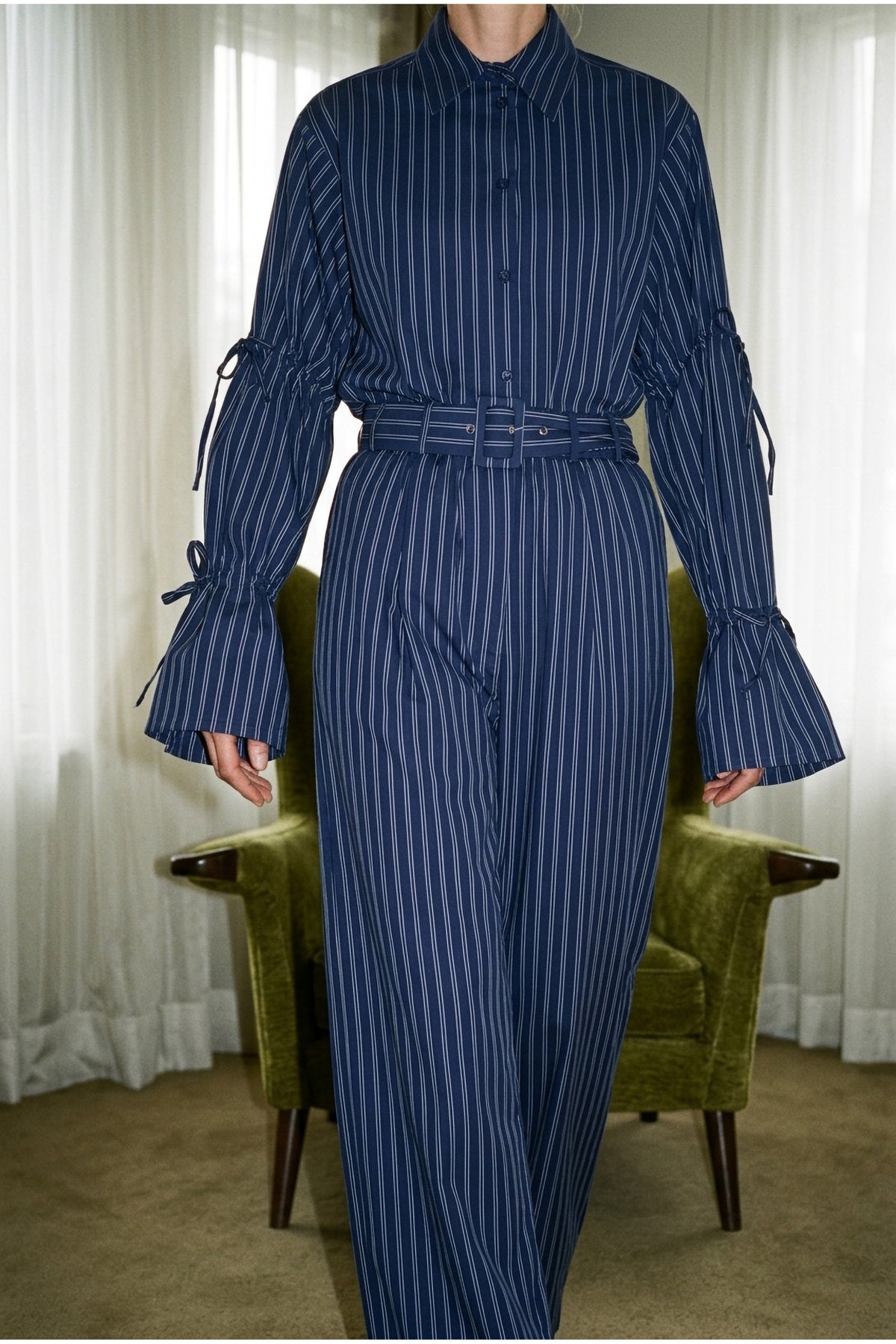 Striped Blue Pant