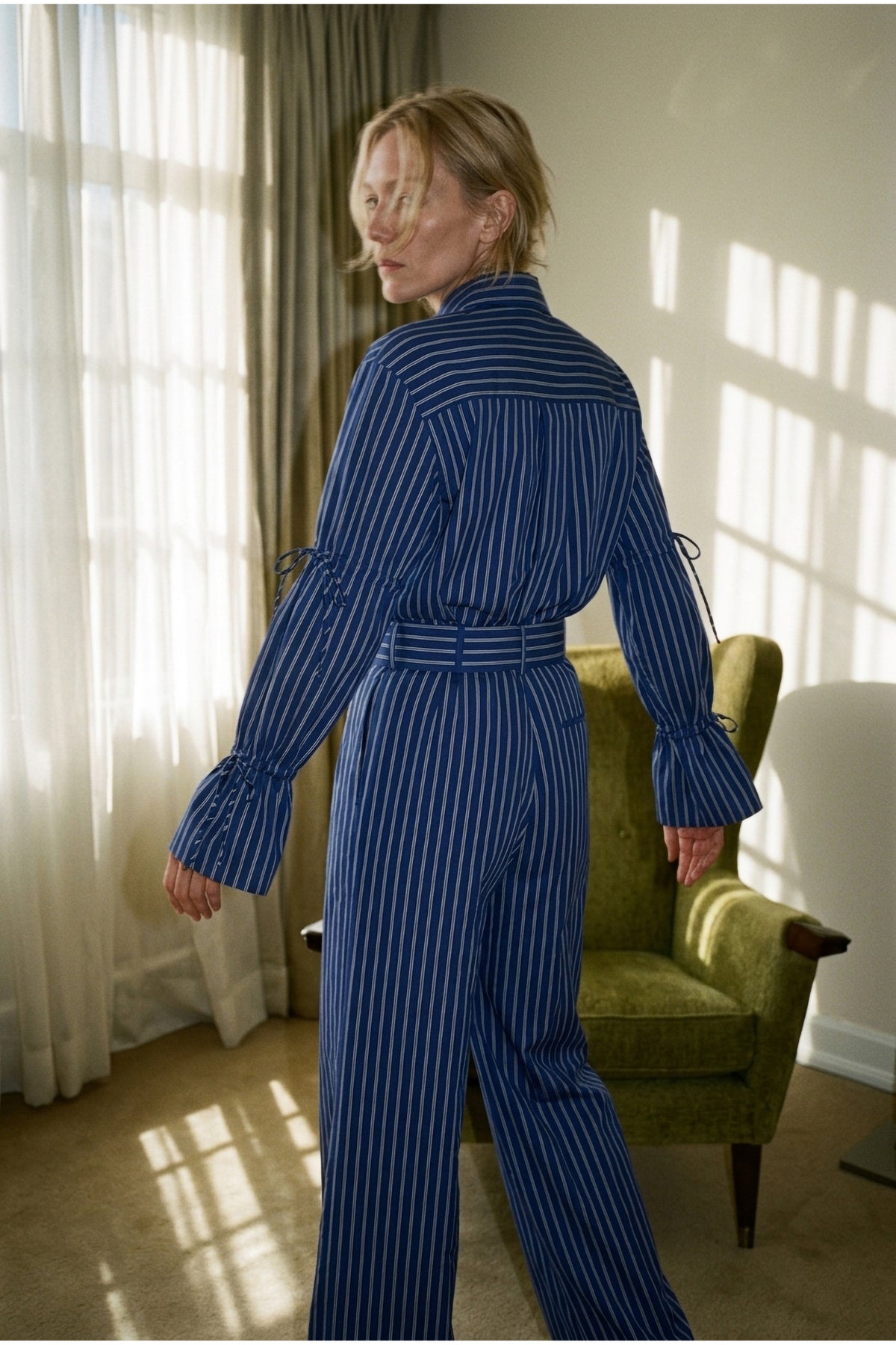 Striped Blue Pant
