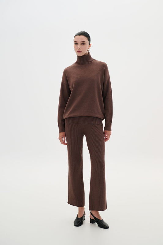 Pants Knitwear - Brown