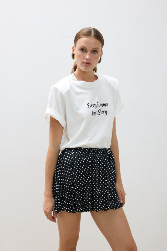 Skirt Mini Balloon Polka Dots