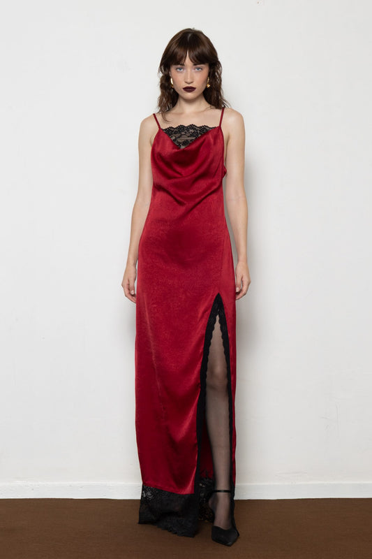 Ruby Bordeaux Dress