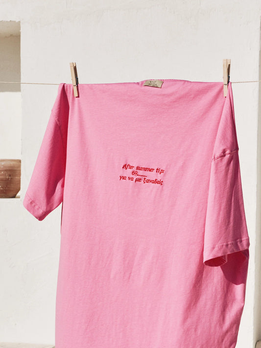 #Summer T-shirt - Pink