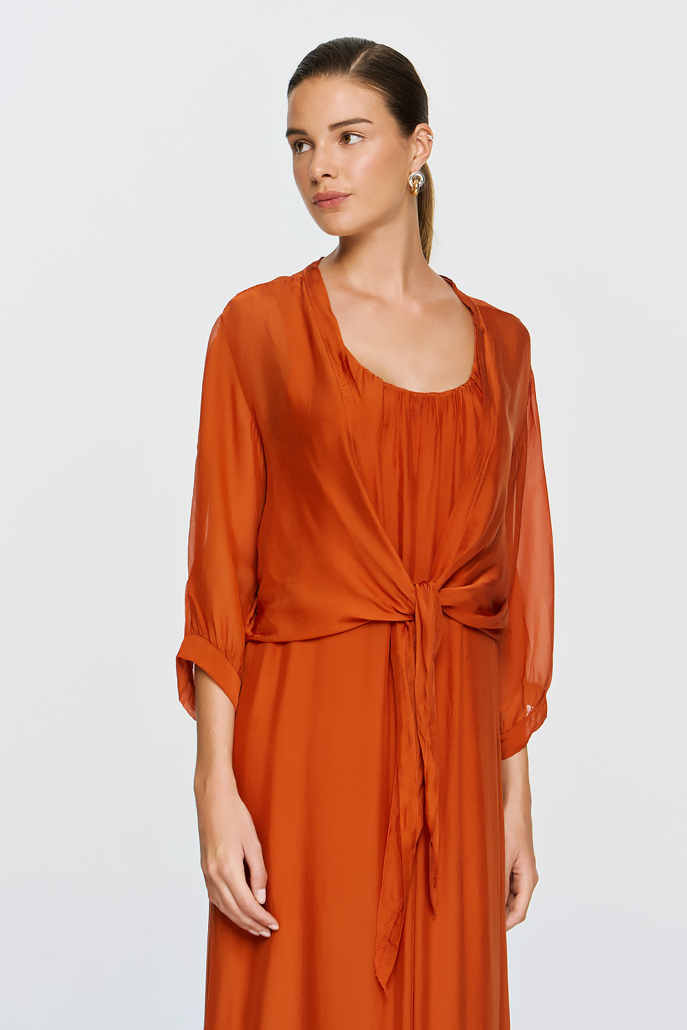 Chloe Top - Burnt Orange