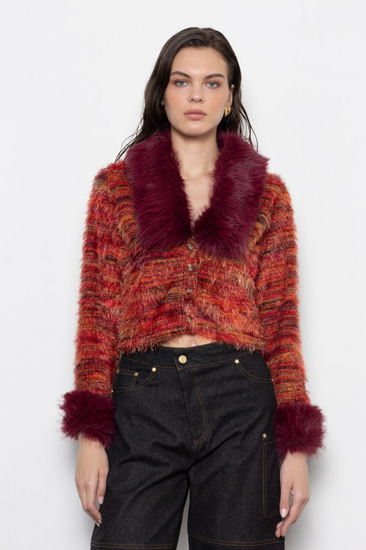 Sonora Red Cardigan