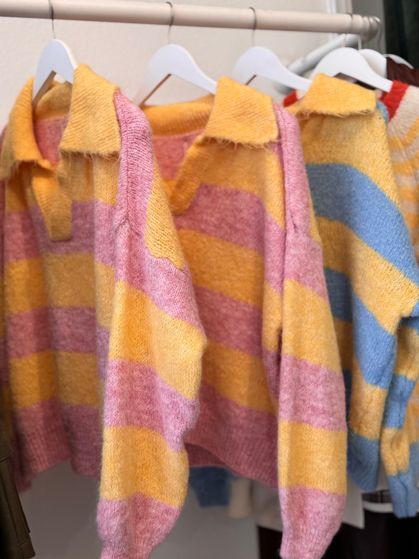 Striped Belie Pullover - Long Sleeve
