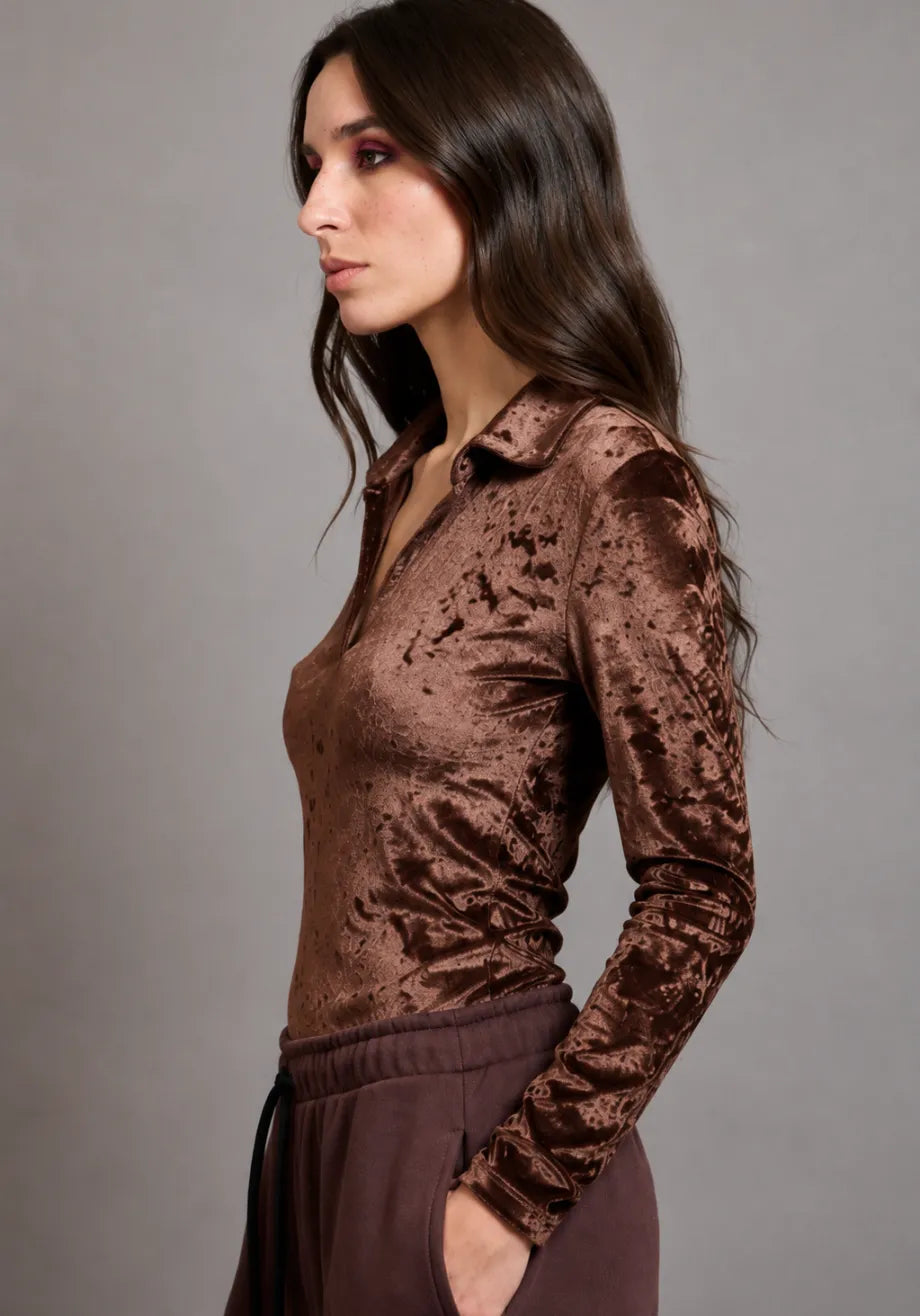 Taile Top - Brown