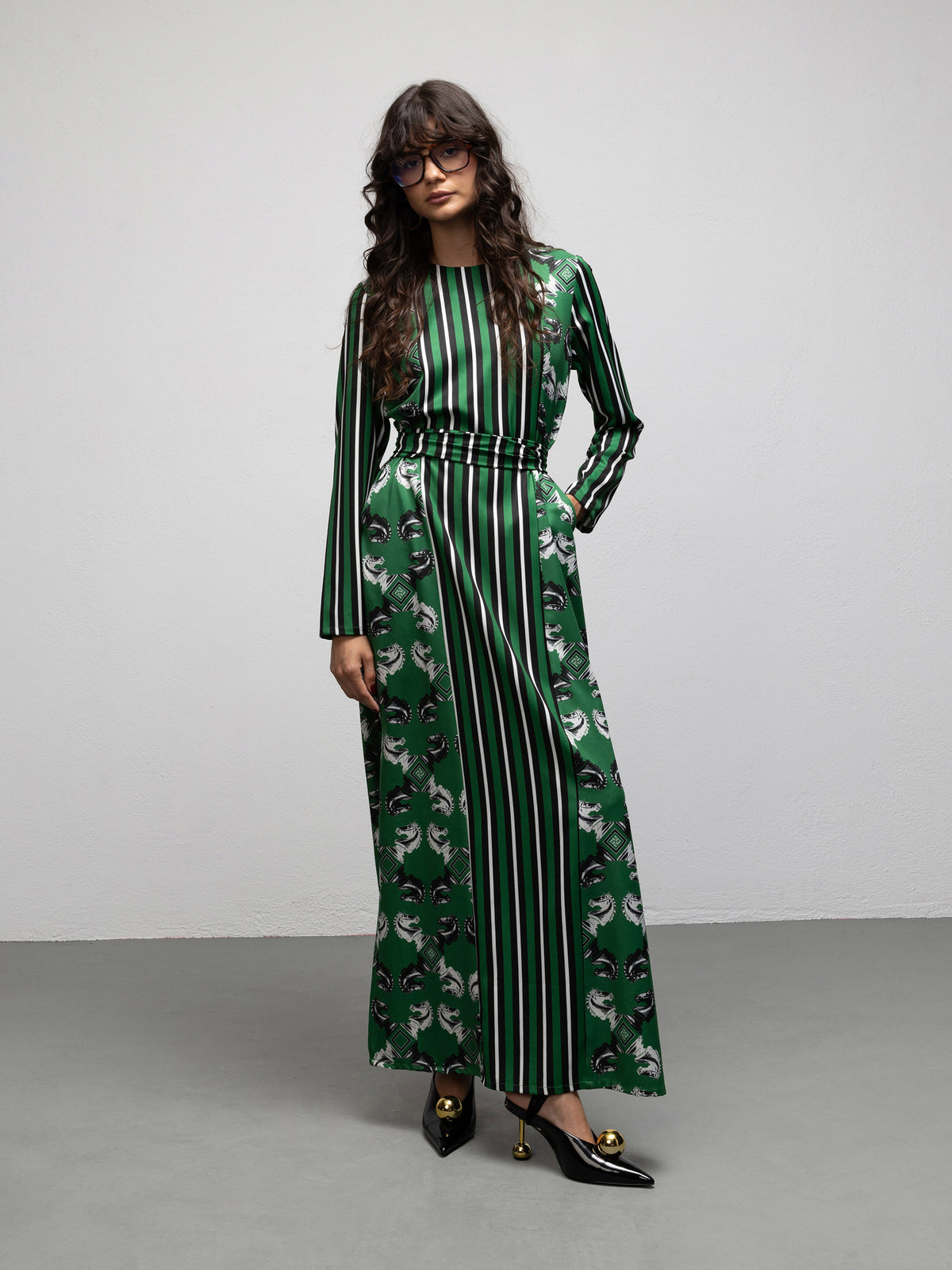 Talitha Long Sleeve Maxi Dress