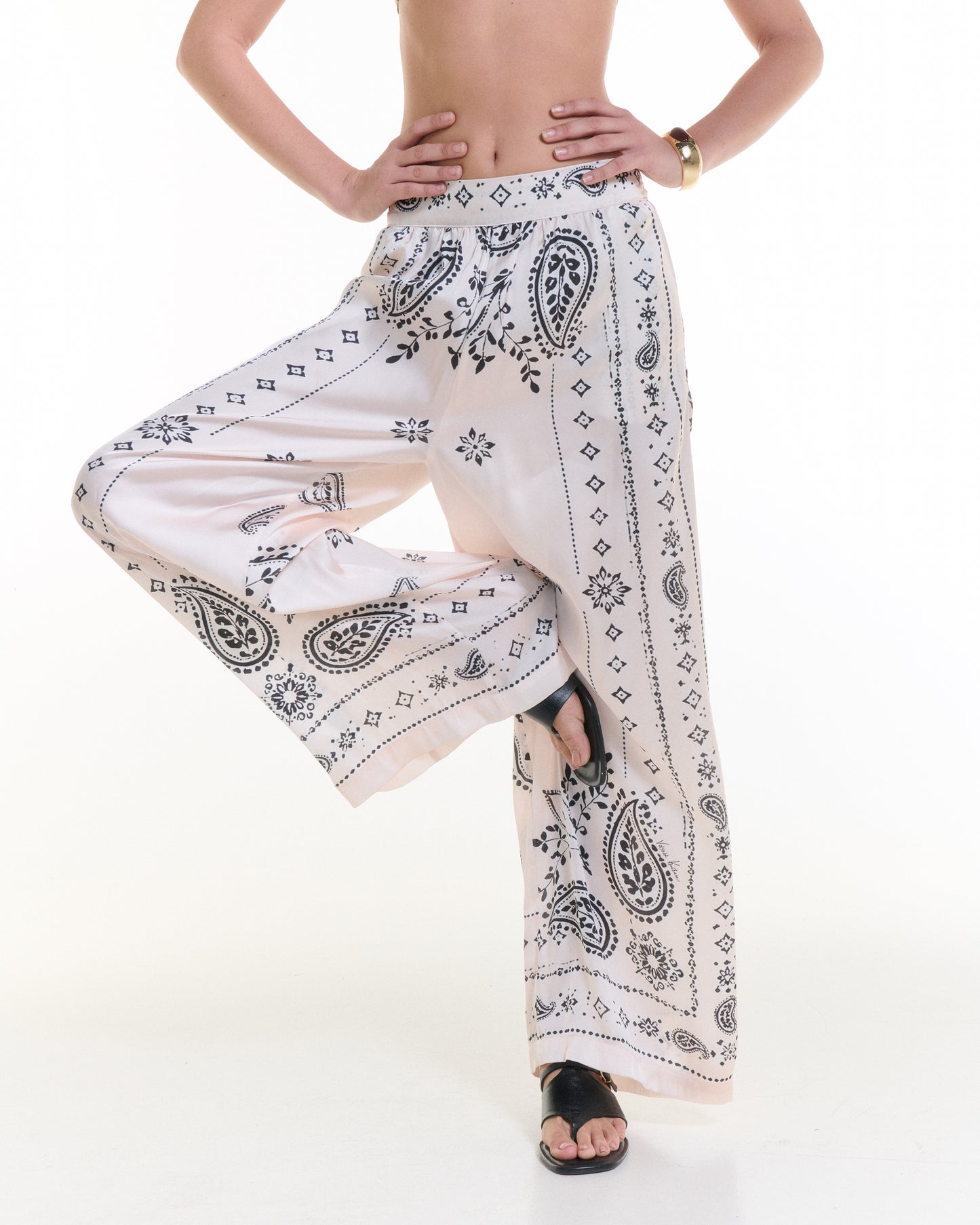 VK Off White Bandana Pant