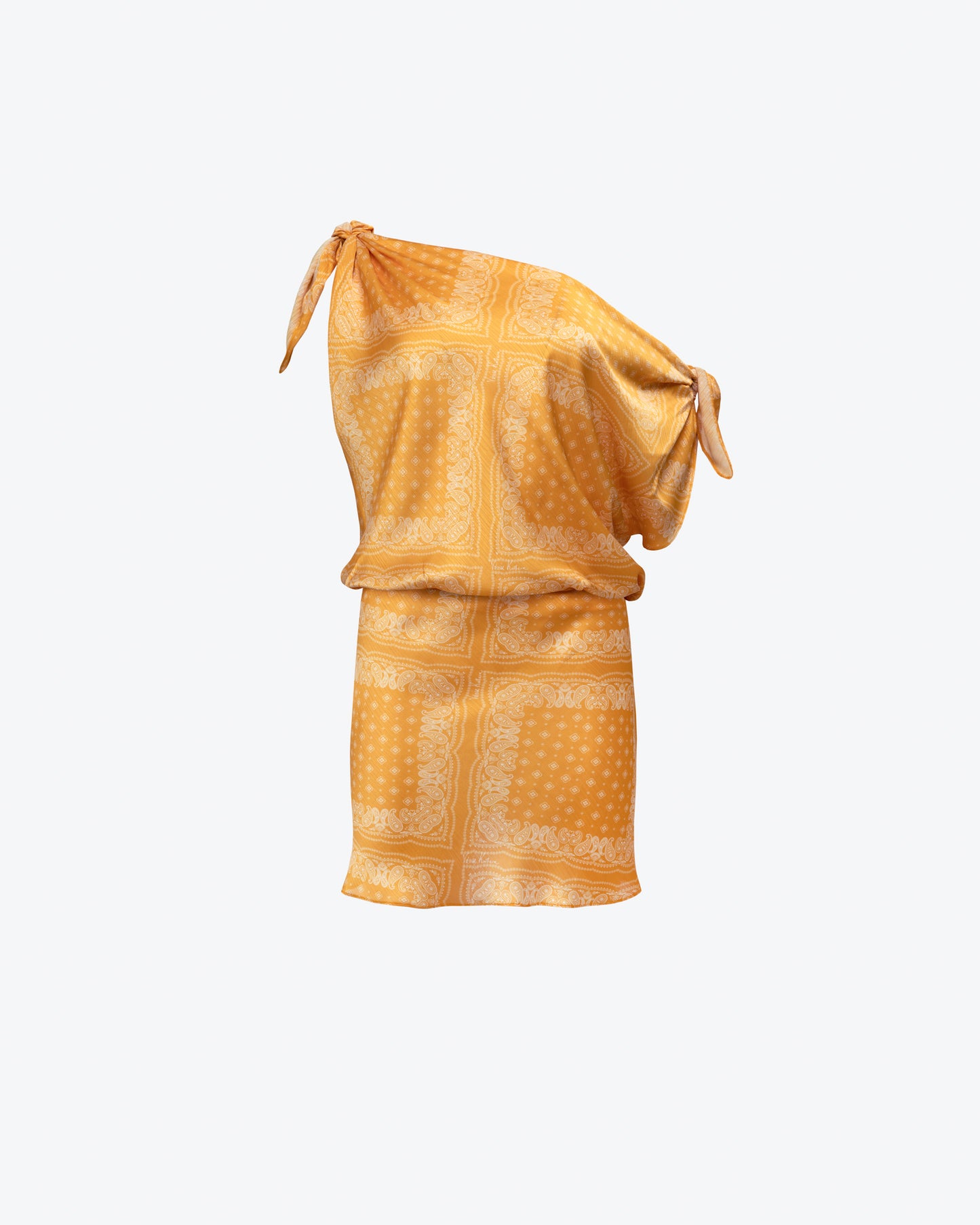 VK Yellow Bandana Short Dress