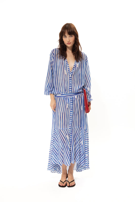 VK Aegan Blue Kimono