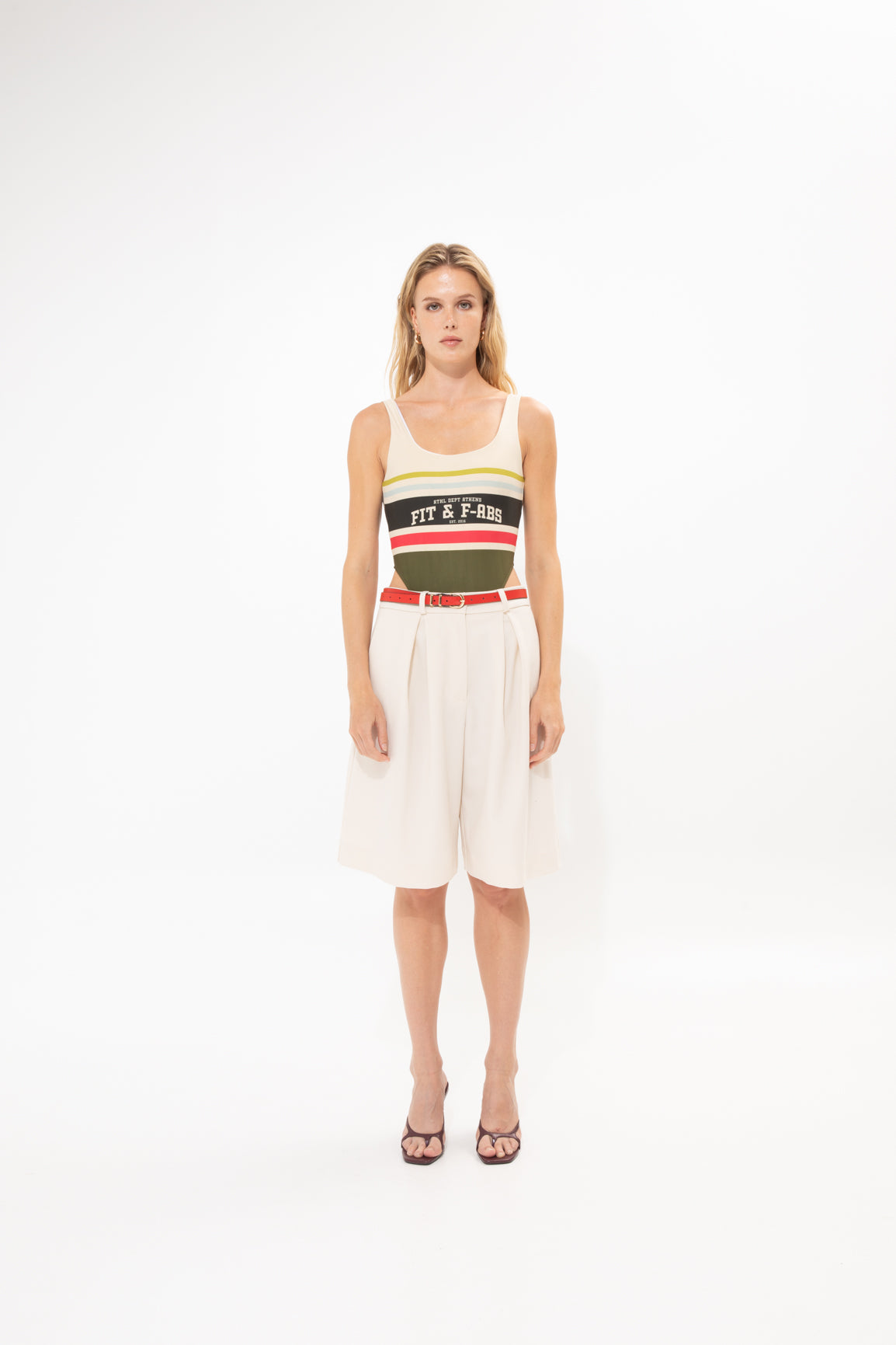 VK Off White Striped Body