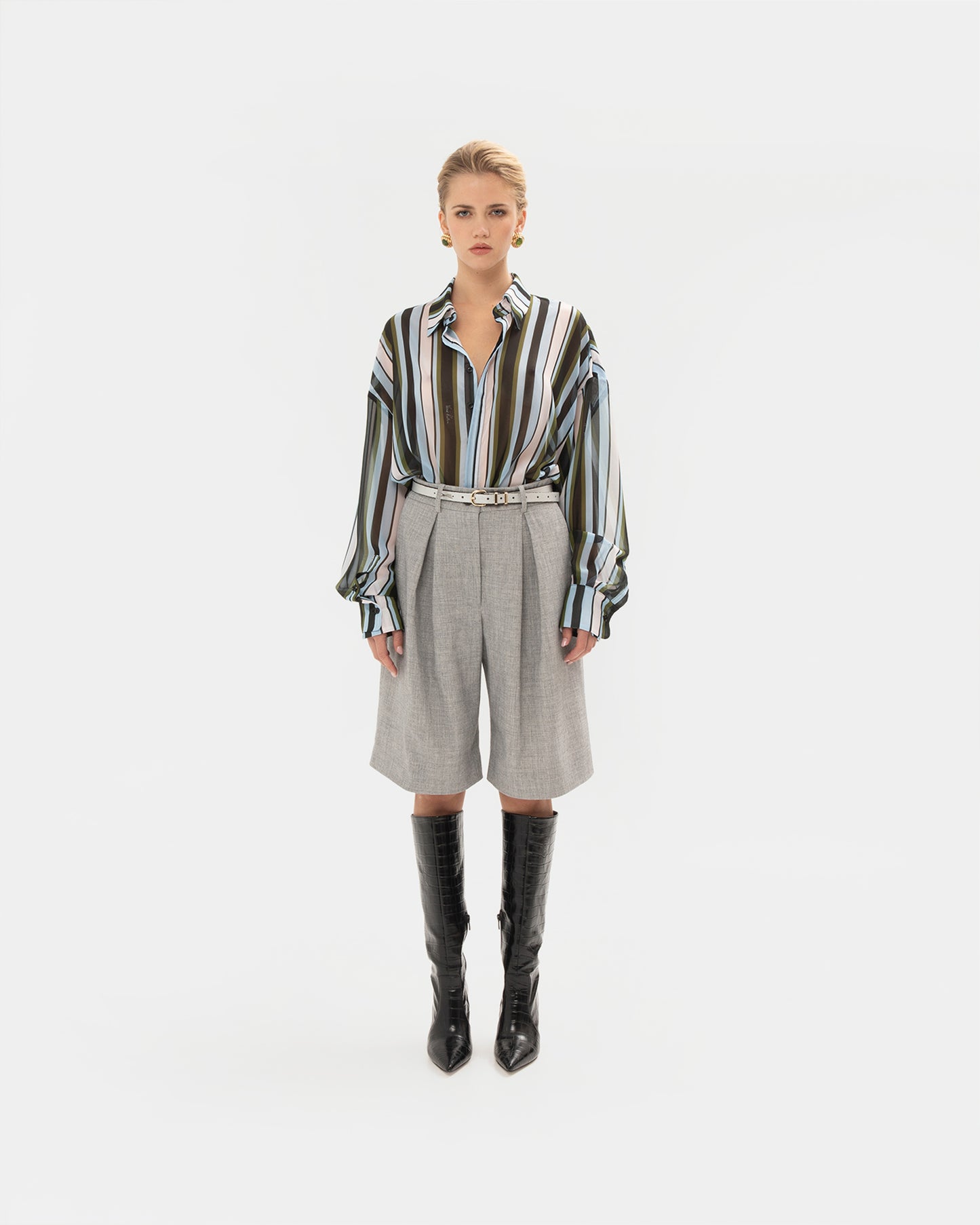 VK Blue Striped Shirt