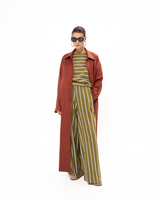 VK Striped Olive Pants