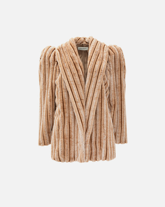 VK Soft Beige Faux Fur